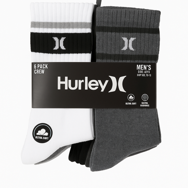 Calcetines Hurley pack 6