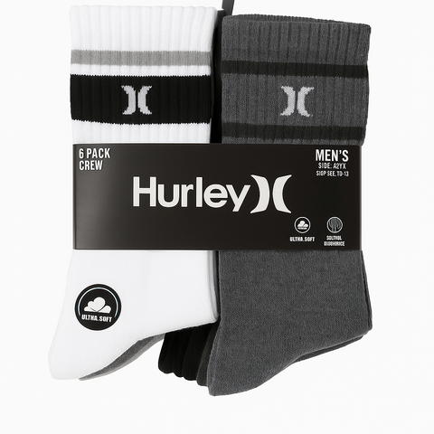 Calcetines Hurley pack 6