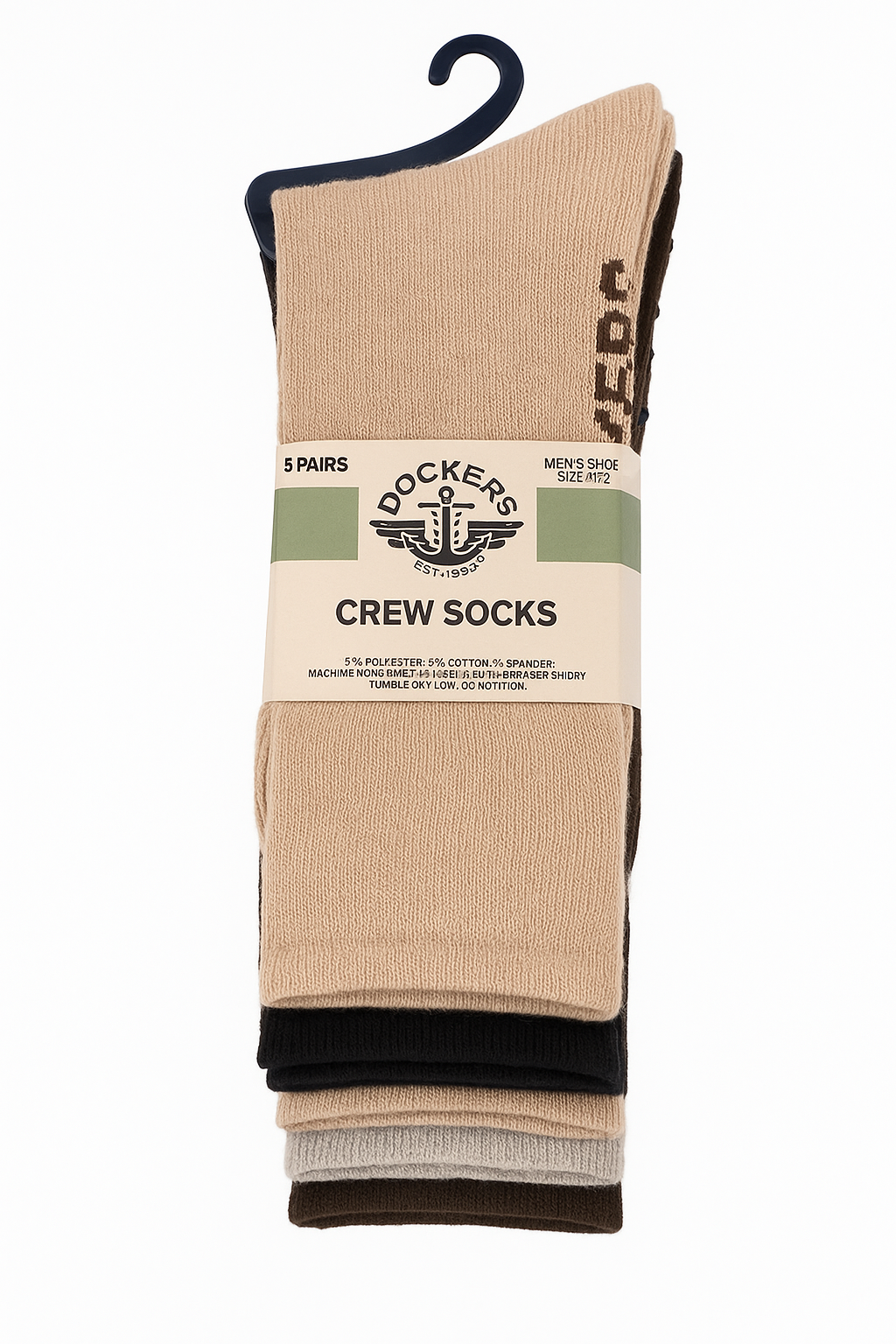 Calcetines Dockers pack 5 largos