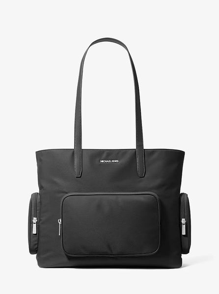 Cartera kahi nylon negra grande