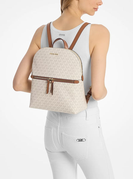 Mochila vainilla monograma Dallas Medium