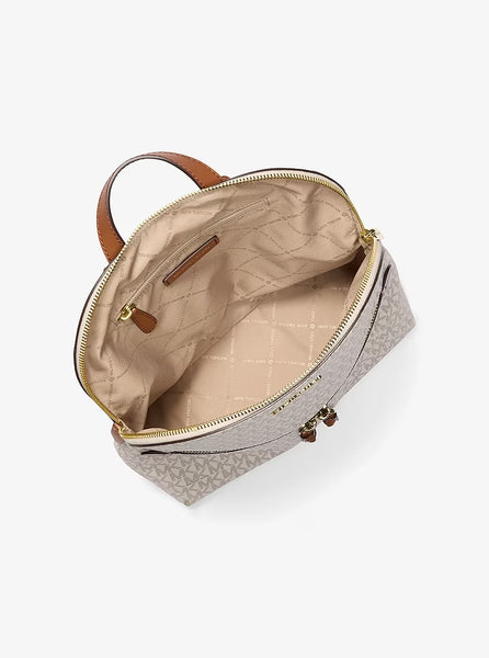 Mochila vainilla monograma Dallas Medium